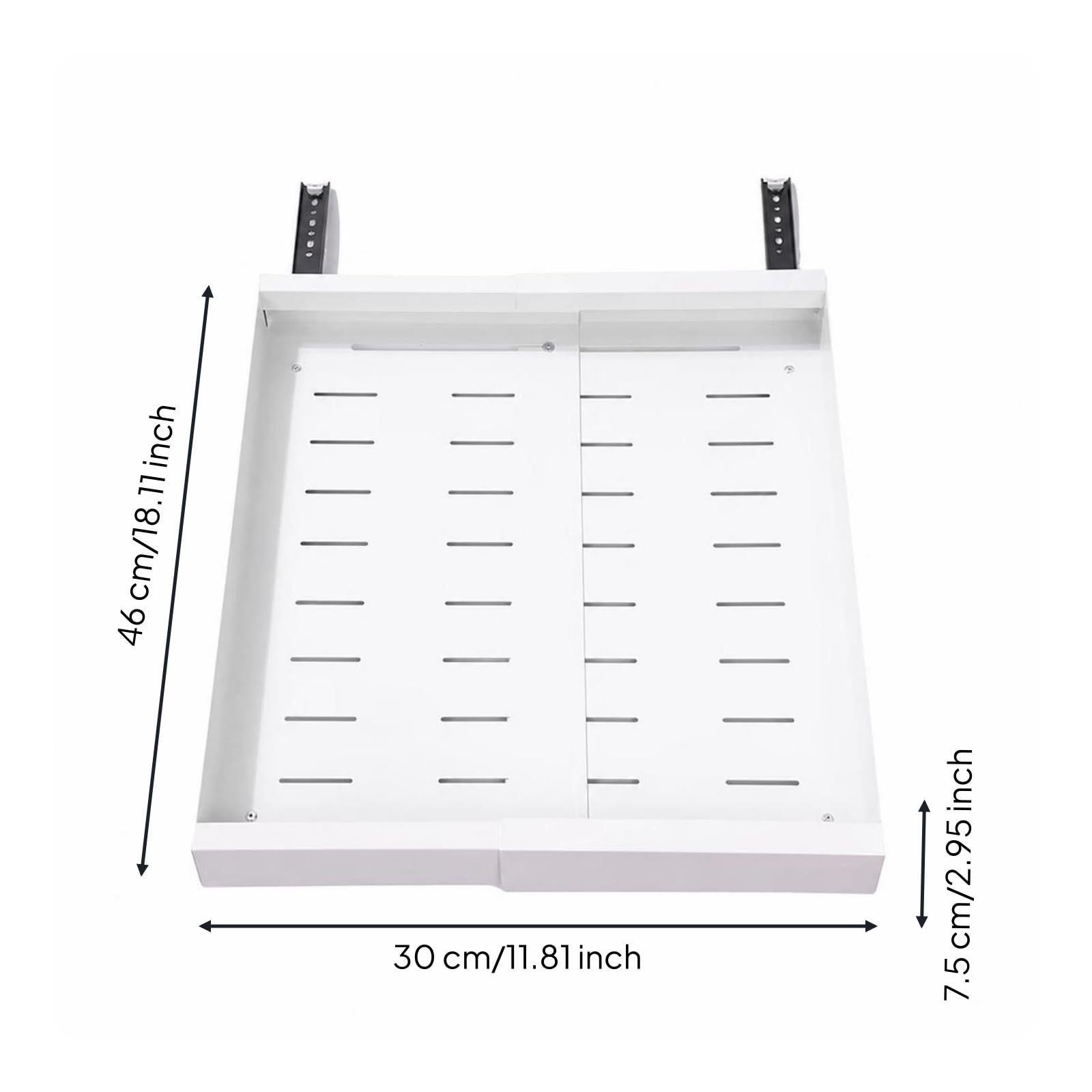 Milageto rüstbar Schrankauszug | Platzsparendes Design, Küchenregal mit Auszug, Mehr Stauraum, Vorratsschrank-Einsatz, für Küche, Speisekammer