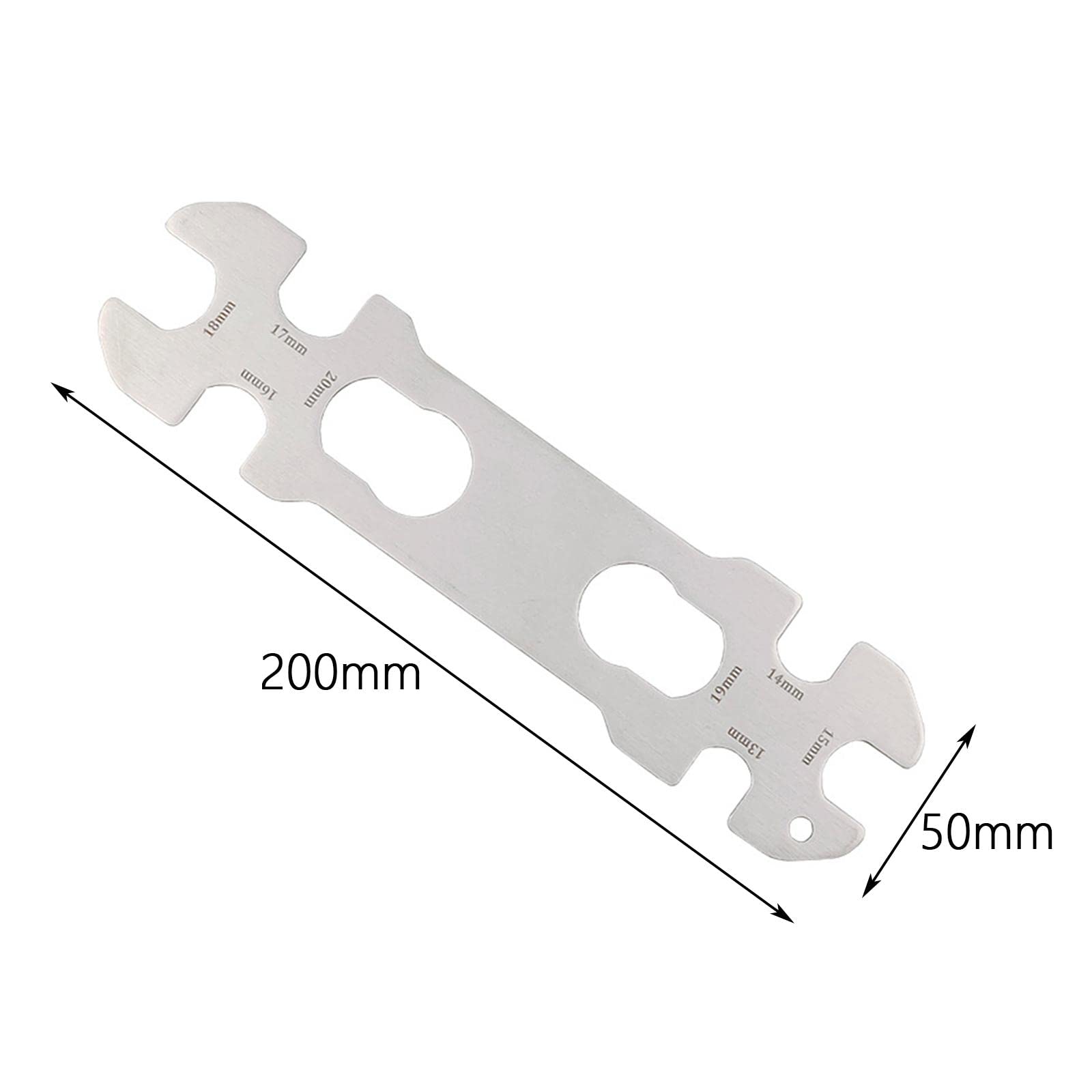 4 X Fahrrad Nabenschlüssel, Kegelschlüssel, Edelstahl, 13–20 Mm, 8 Größen, Professionelles Fahrrad Nabenwerkzeug, Fahrrad Reparaturwerkzeug für