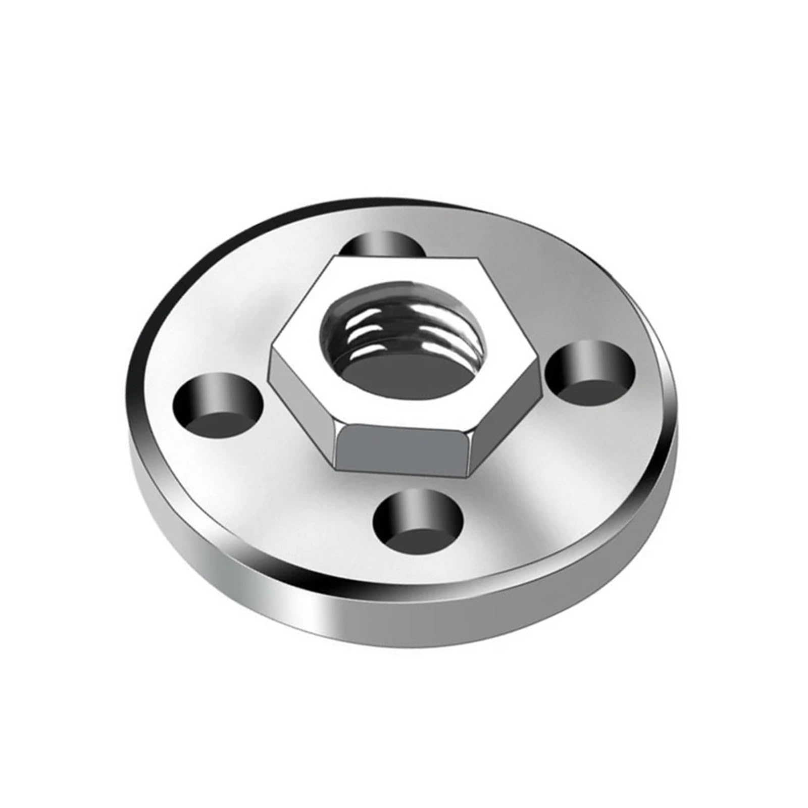 Yfozd Silver Hexagon Flange Nut For Angle Grinder Disc Quick Change Locking For Type 100 Power Tools Accessories