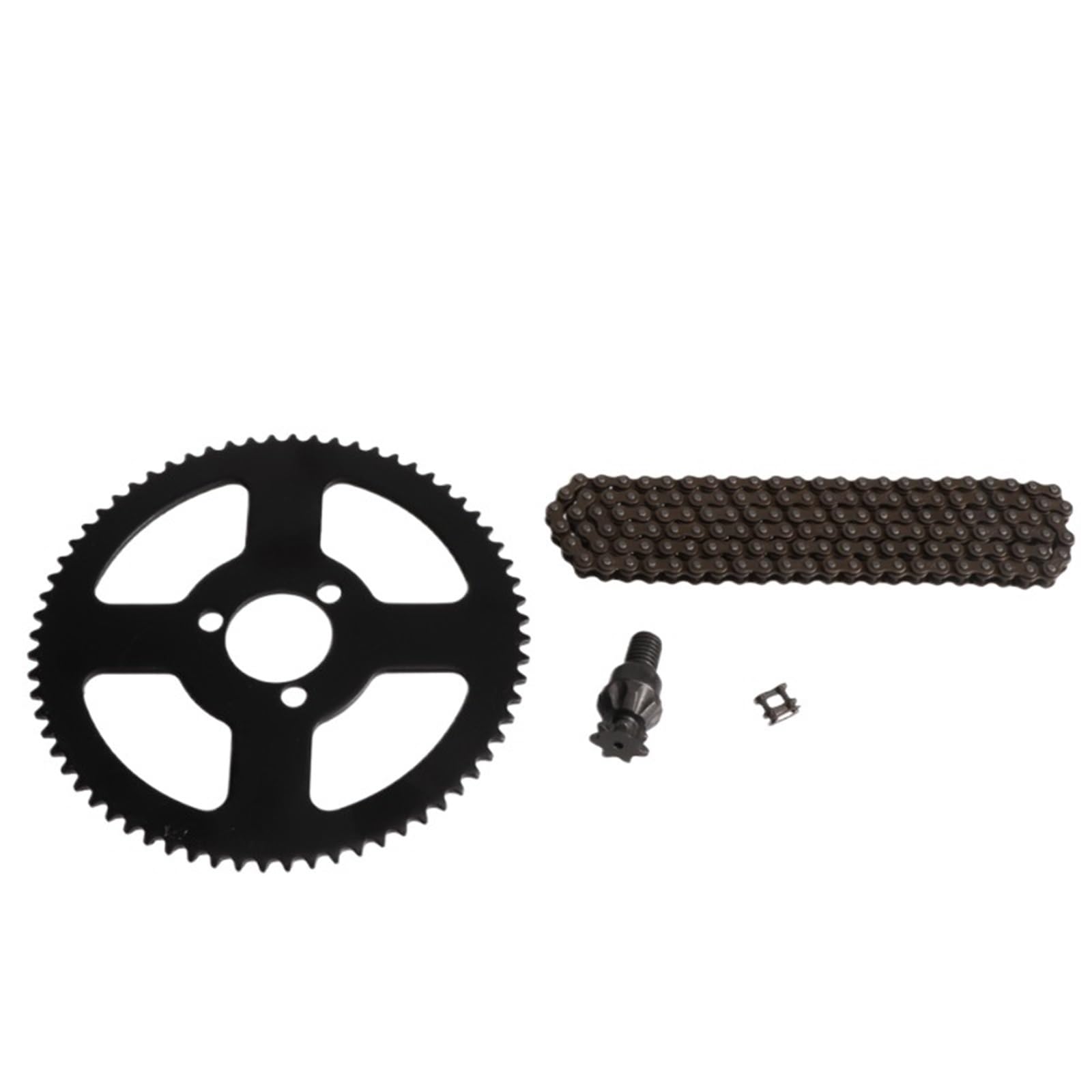 EJUOYO Chain Sprocket 25H 7T Front Sprocket 68T 29mm Rear Sprocket 136/144 Link Chain For 2 Stroke 47cc 49cc(25H 144L set)