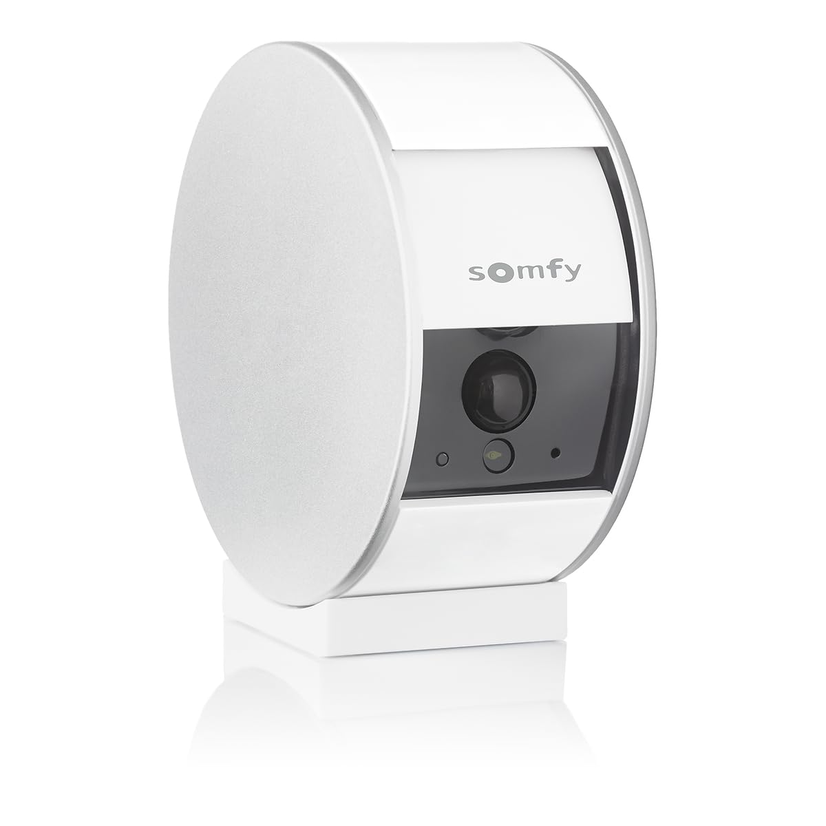 somfy 2401507 - Indoor Camera, Caméras avec volet motorisé, Compatible : Alexa, Google Home et Tahoma, Vision Nocturne, Détection de Mouvement, Grand Angle, Enregistrements vidéo, Haut-​Parleur