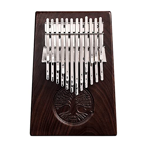 LEOSHI 24/34 Noyer Noir Kalimba Piano À Pouce Clé, Corps Piano À Doigt du Poche, Clavier De Percussion des Doigts avec… - Les Beatles, Paul McCartney, John Lennon, RIngo Starr, George Harrison LEOSHI 24/34 Noyer Noir Kalimba Piano À Pouce Clé, Corps Piano À Doigt du Poche, Clavier De Percussion des Doigts avec…