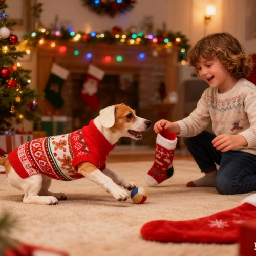 Suéter Navideño para Perros Pequeños a Grandes BAOBICUTE miniatura 6