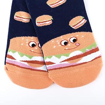 Ueither Grappige herensokken, kleurrijk patroon, korte katoenen sokken, sneakersokken, sportsokken, maat 39-46, kleur 1, 39-46 EU