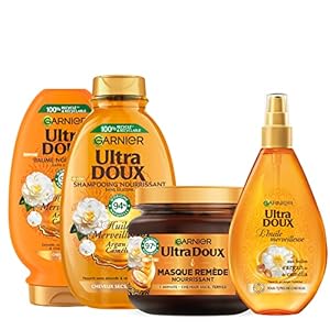 Garnier Ultra Doux Argan-Kamelienöl Routine für trockenes Haar