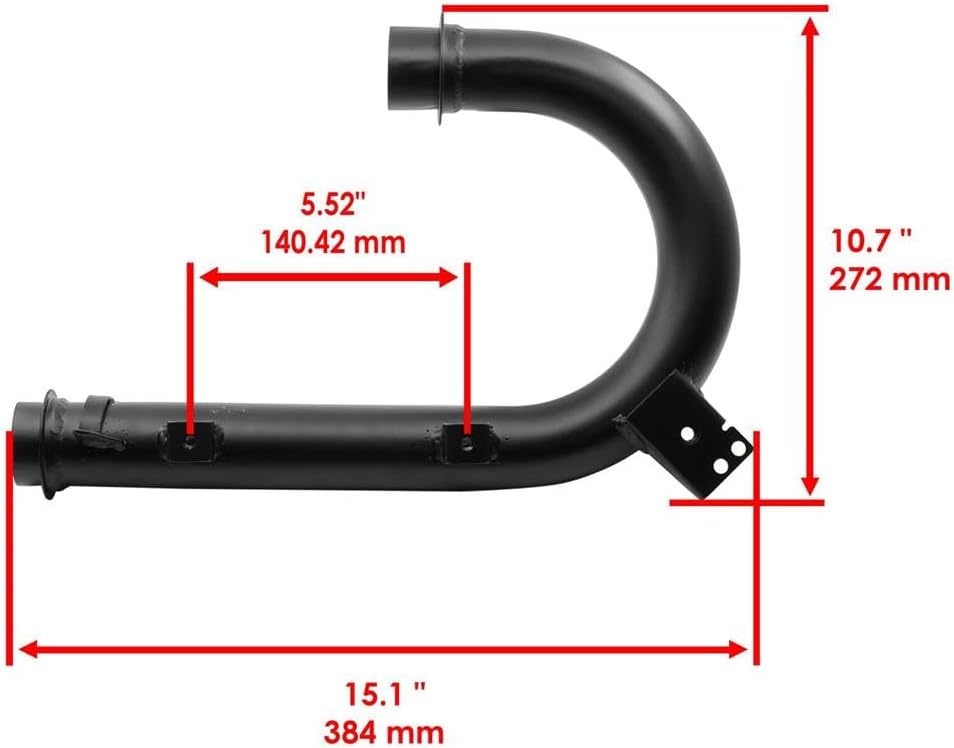 Replacement Parts for Exhaust Elbow Pipe for Polaris RZR 4 800 EFI 2010-2012 Mod-C33C-19600