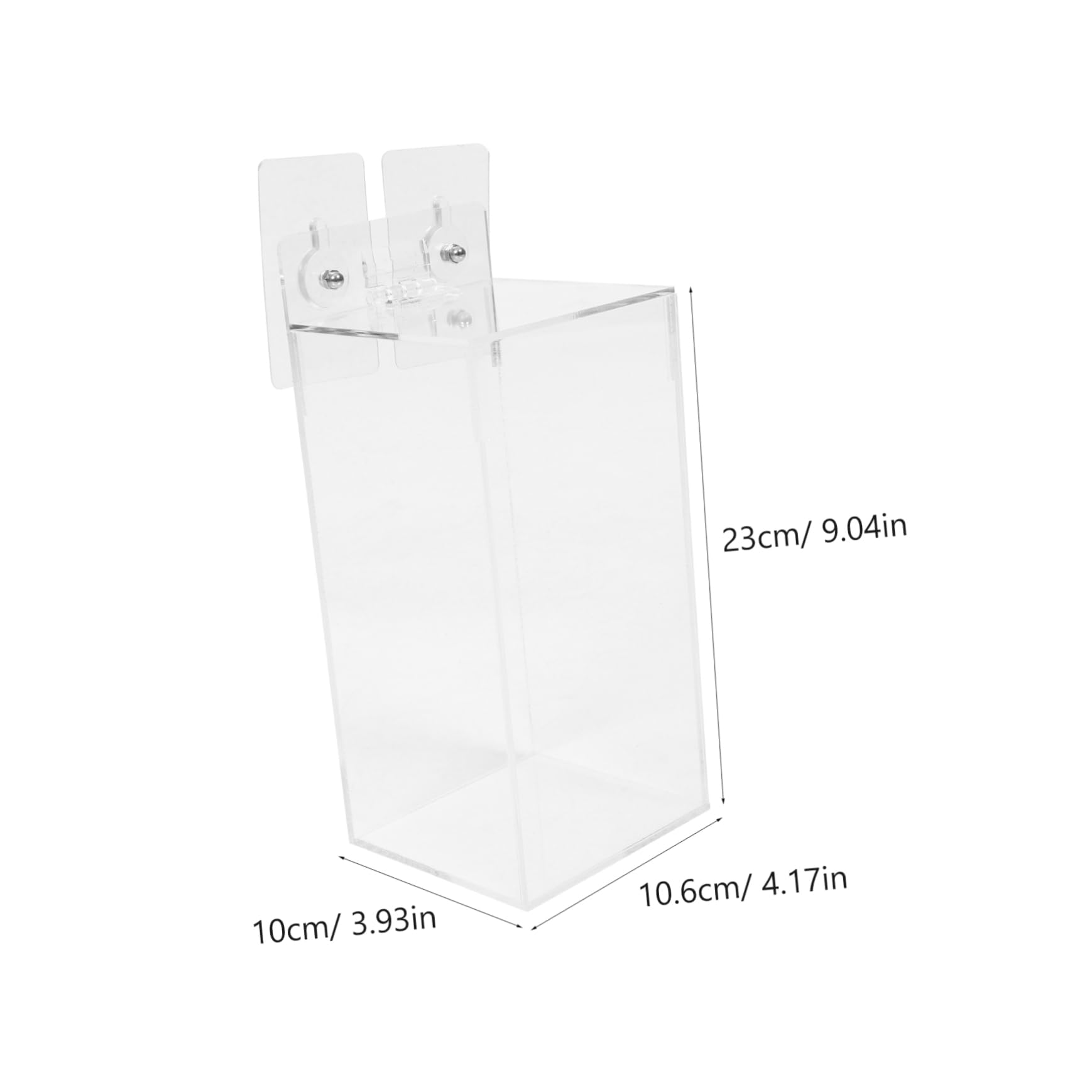 HOLIDYOYO Glove Storage Box Rack Black Holder Gloves Wall Mask Dispenser Mask Container Glove Dispenser Wall Mount Mask Dispenser Wall Mount Mask Organizer Glove Dispenser Container Acrylic