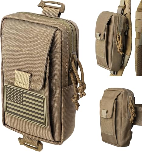 LIVANS Tactical Backpack Strap Pouch