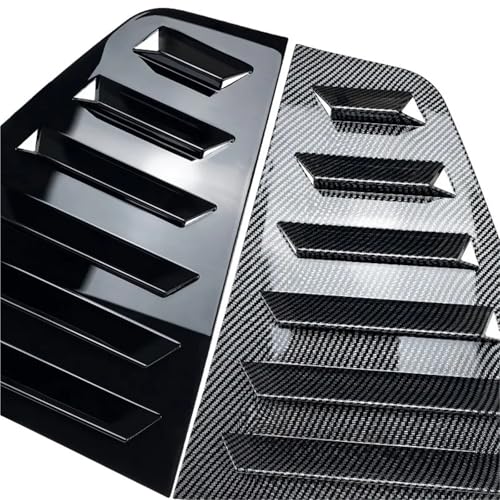 Persiennes de lunette arrière finition noir laqué pour Golf 7 MK7 2013-2019