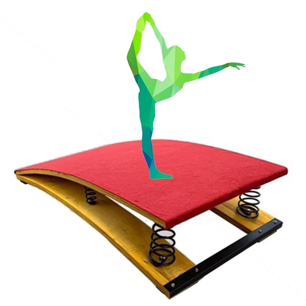 trampolín de Gimnasia, Elevador de Salto Mortal for Gimnasia con Pedal Resorte for niños