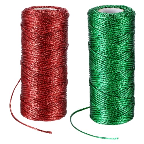 PATIKIL 110 Yards Decorative Metallic Bakers Twine