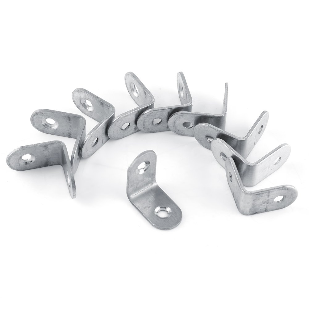 AERZETIX - C41527-10 équerre Raccord Renfort D'angle Assemblage En Metal Pour Meuble Panneau
