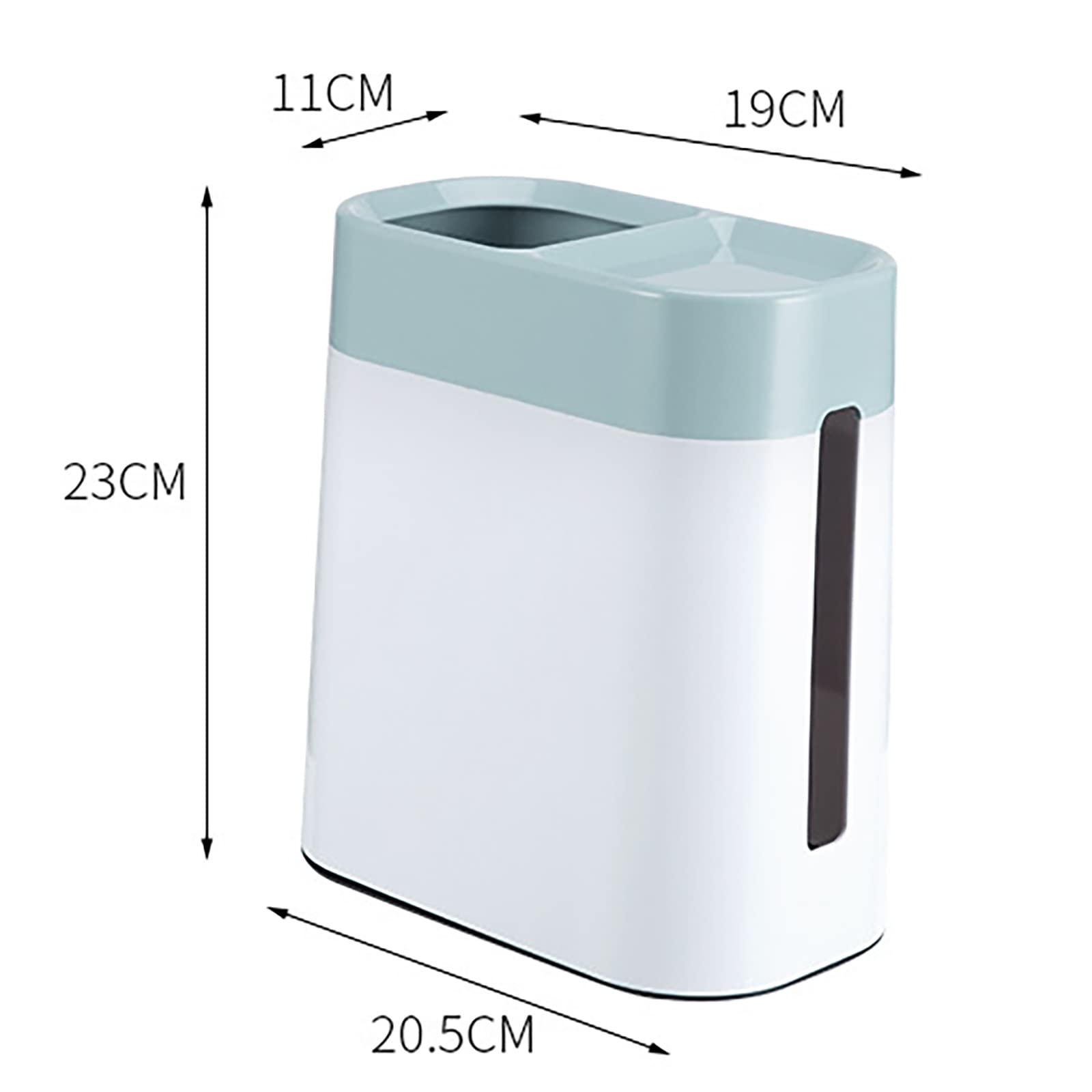 Amazon｜ティッシュケース ゴミ箱 一体 ティッシュケースゴミ箱付 卓上