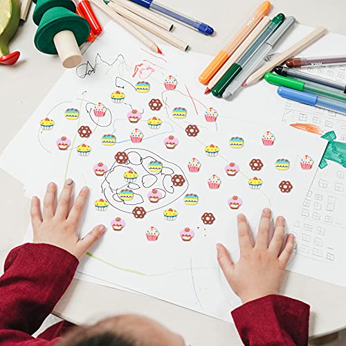 200 Pieces Mini Cupcake Eeasers For Kids Bulk, Mini Cute Kids Pencil Erasers Assortment Novelty Eeasers For Party Favor, Home School Work Rewards And Gift Filling (Cupcake) #TOP4