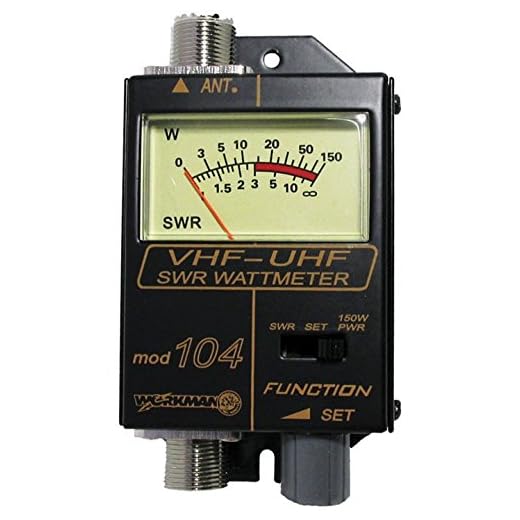 Workman 104 SWR / Power Meter for VHF / UHF Ham / CB Radio