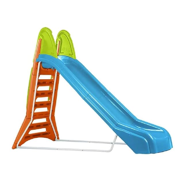 FEBER - Mega Slide, Gran Tobogán Infantil con Agua y Pasamanos, Escaleras Antideslizantes, Resistente, Seguro…