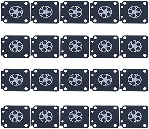 Hipa (Pack of 20 A015019 Metering Diaphragm Assembly for ZAMA C1M-W26 C1M-W26C C1M-W47 C1M-EL35 C1M-FR1 C1U-K39A C1Q-K73 C1U-K41A C1U-K81A Carburetor