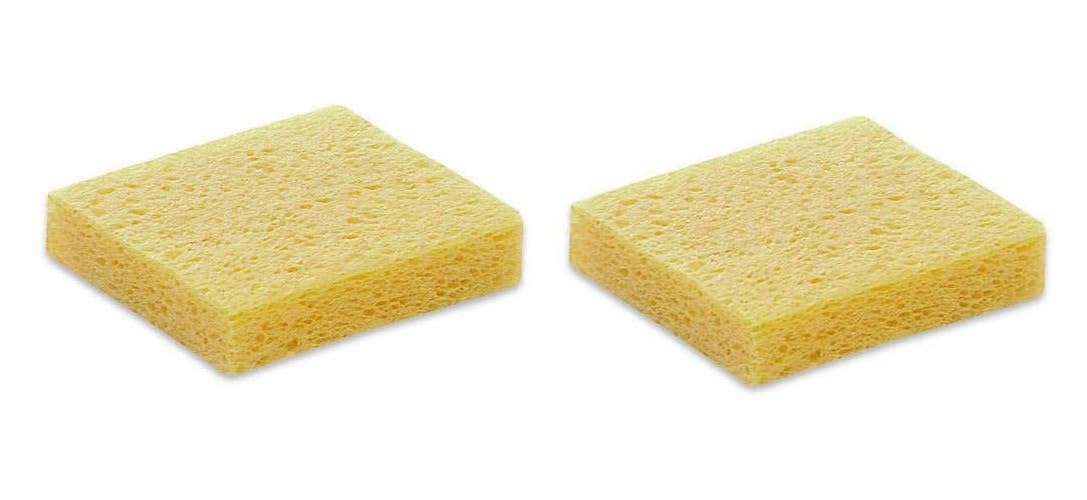 Soldering Bit Cleaning Sponge - 57 x 38 x 12 mm - Yellow-image-40