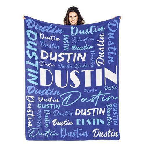 Personalized Blankets for Kids with Names Customized Blankets with Name for Adult Custom Blanket Gift for Birthday Christmas Valentines Day Gift