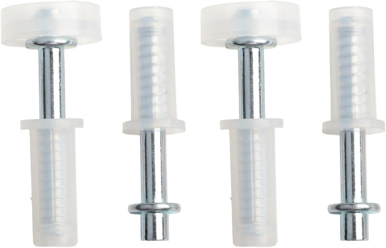 Bifold Closet Door Repair Kit with Top Pivot and Guide Wheel, Folding Wardrobe Hardware Set for Accordion Door Replacement Parts, Sliding Cabinet Door Rollers,(4PCS)