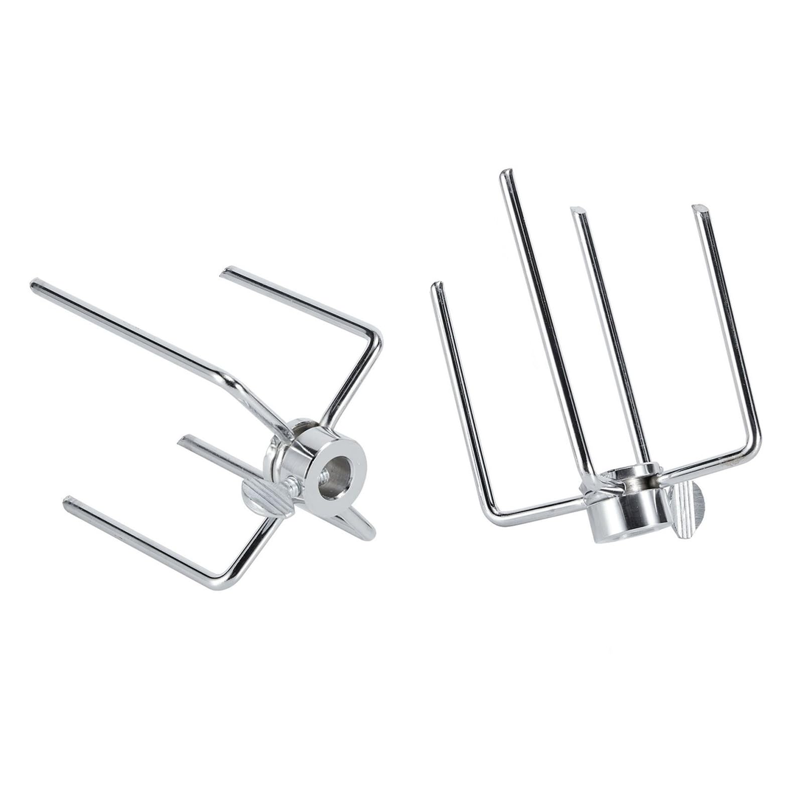 Nucelit Multipurpose Stainless Steel Skewers Even Heat Distribution BBQ Fork Outdoor Cooking Utensils for Vegetables and Meats Steak Grilling Accessories with Ergonomic Handle
