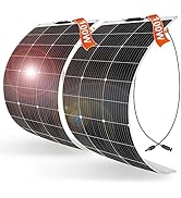 Amazon.co.jp: DOKIO ソーラーパネル 100W 18V 単結晶 超高効率 弱光