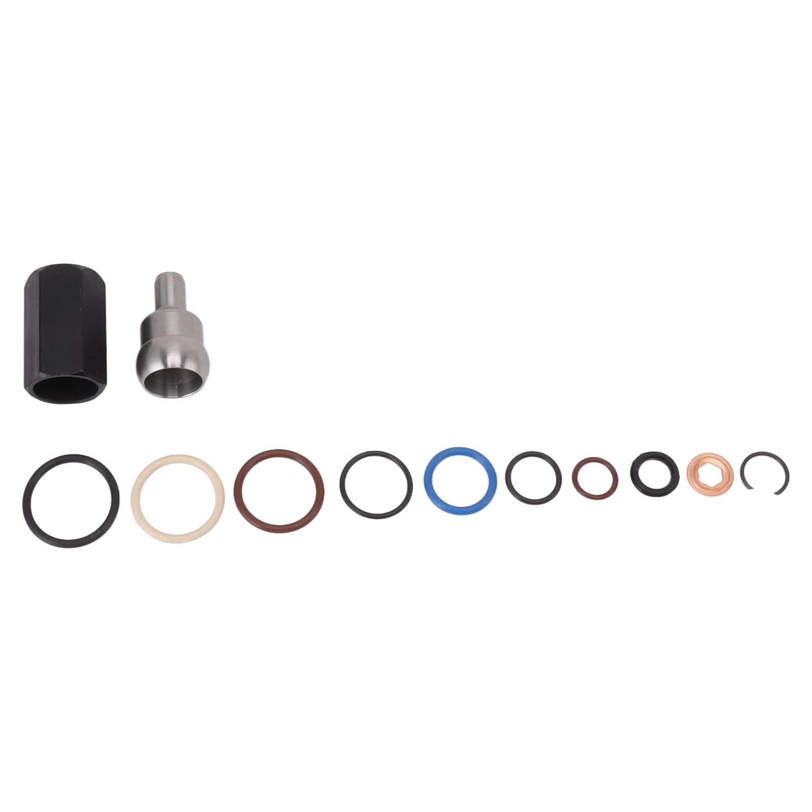 Kit Riparazione Perdita Olio Raccordi, Guarnizioni O Ring Iniettore, 8 Pezzi per Applicazioni Automobilistiche