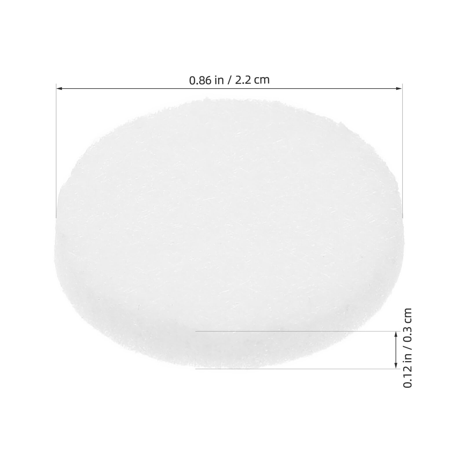 Almohadillas Aromáticas de Repuesto de Algodón Blanco 50 Piezas | Colgante de Aceites Esenciales y Medallón, Uso Collar de Aromaterapia, Formato Individual