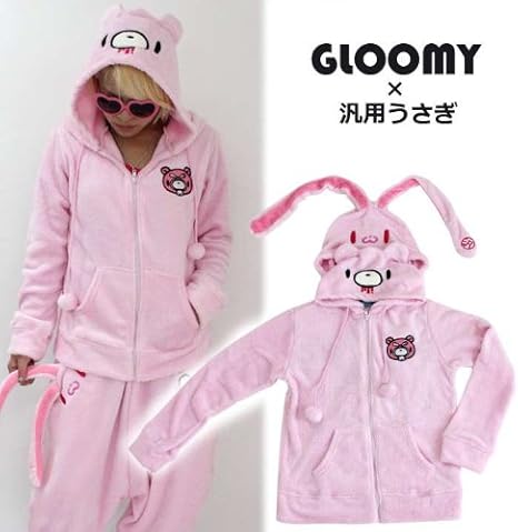 Amazon Co Jp グルーミー 汎用うさぎ ジップパーカー ふわふわファー ファッション