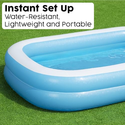 Bestway Family Pool, aufblasbares Kinder-Planschbecken 262 x 175 x 51 cm