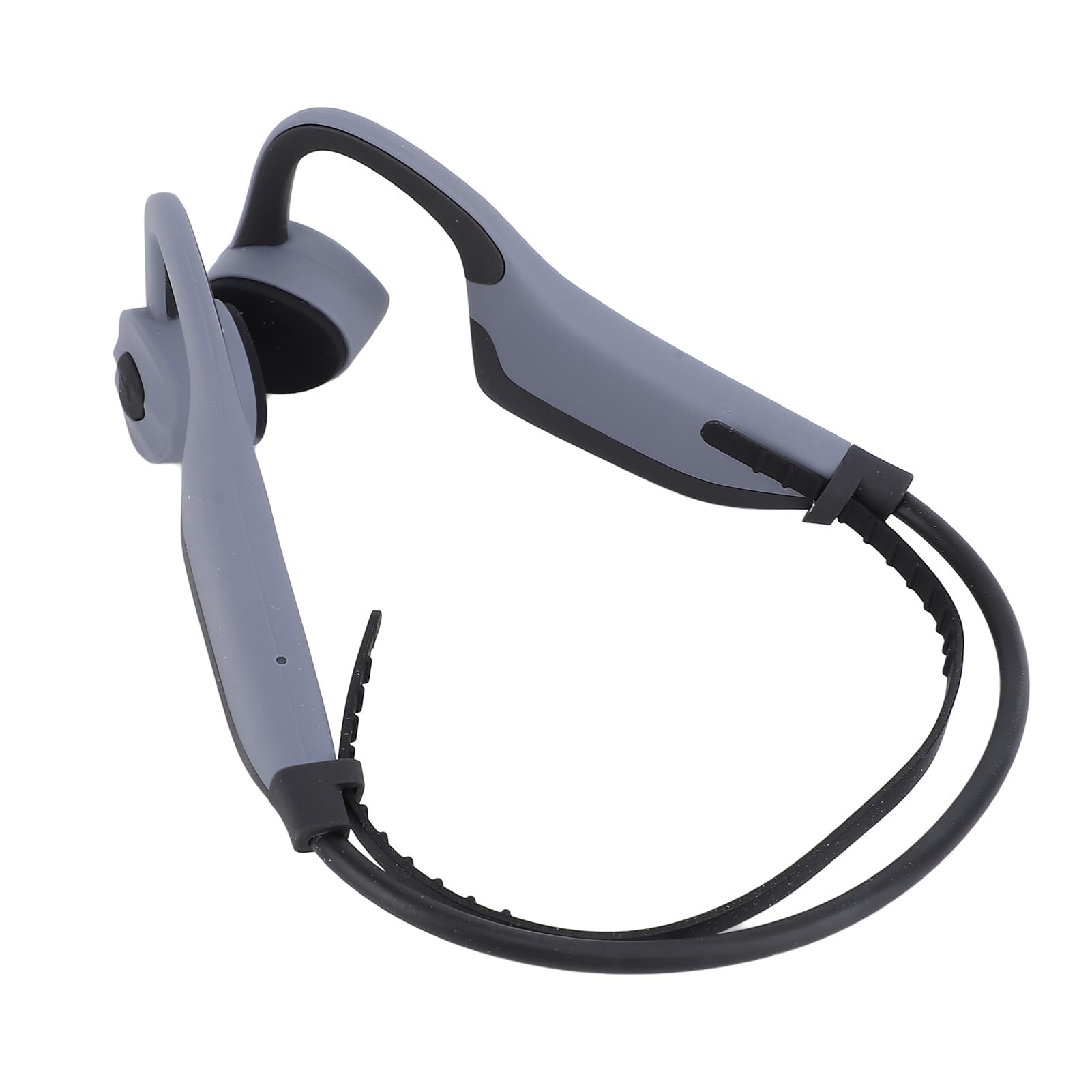 Auriculares de Conducción ósea Calidad de Sonido Clara IPX8 Auriculares Deportivos Inalámbricos Resistentes Al Agua para Actividades Al Aire Libre (Gris)