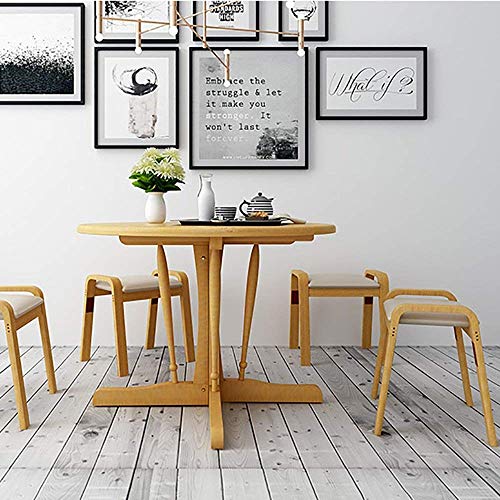 Tabouret à Chaussures à Langer en Bois Massif Stable et Compact - 3