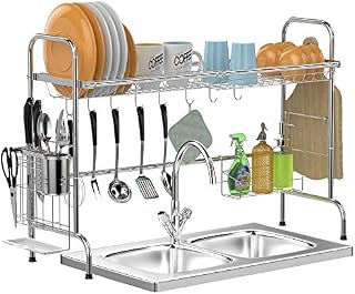 Over Sink Dish Rack, GSlife Kitchen Over Sink Shelf Stainless Steel Over the