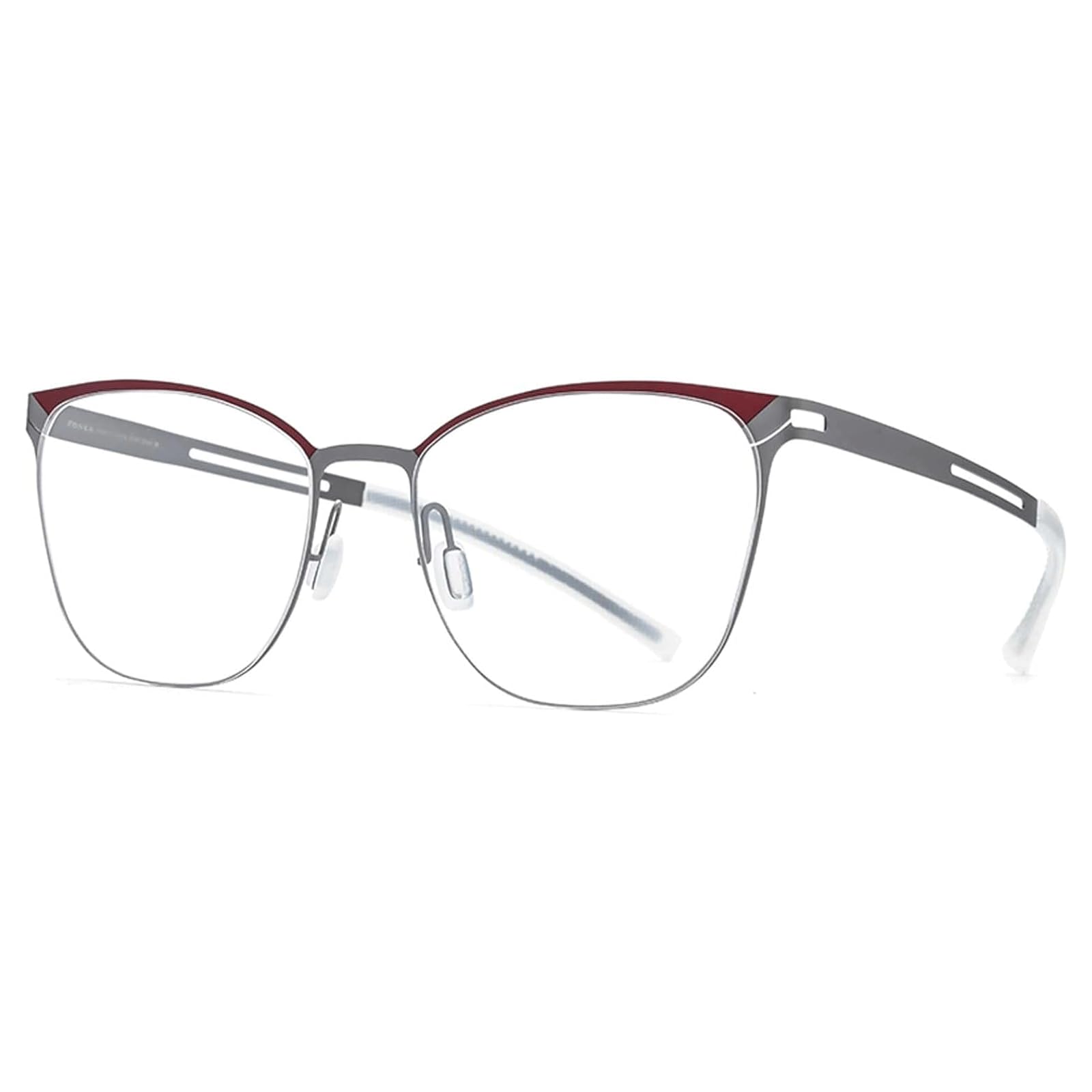 Fake Brille rutschfeste Brillengestelle, Titan-Brillengestelle mit klaren Gläsern, Brillengestelle, leicht zu tragende Brillen, leicht zu tragen Angenehm zu tragen