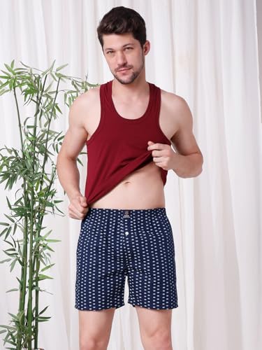 Image of Urban Scottish Ultra-Comfortable Men's Boxer Pants - 100% Cotton Material with A Stylish Print - Soft and Stretchy Elastic Waist Band - Dynamic Movement and Hardwearing Stitching - Breathable with A Gentle Snug Fit
