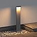 Produktbild Mai & Mai Wegeleuchte Außen 10x6x60cm IP65 Außenleuchte | Pollerleuchte für Garten, 3000K Stehlampe Gartenlampe | Außenlampe Standleuchte Sandgrau dunkel 6W LumaTorch