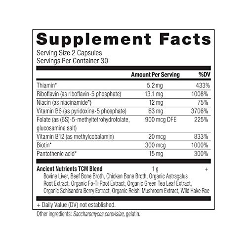 Vitamin-B-Complex-Supplement-by-Ancient-Nutrition-8-Balanced-B-Vitamins-Supports-Healthy-Energy-Levels-Adaptogenic-Herbs-Enzyme-Activated-Paleo-Keto-Friendly-60-Capsules