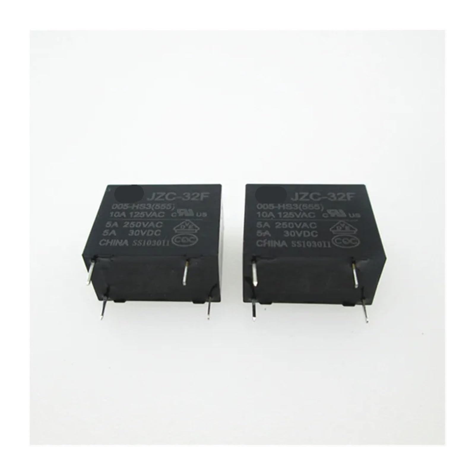 OSHZIKJII 5V relay JZC-32F-005-HS3 HF32F JZC-32F-005-HS3-5VDC JZC-32F 005-HS3 005-HS3-5VDC 5VDC 5A 250VAC 4PINcs/lot(10pcs)