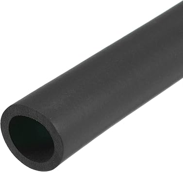 Foam Pipe Insulation Tube, Retardant Waterproof Insulated Pipe Wrap, 6/9/13/16/19/22/25/28/48/60/76/108mm ID, 1.7/1.8m Length Black Rubber Pipe Insulation For Outdoor Water Pipes, Air Conditioner  Si