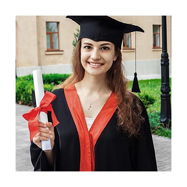 M-MOOHAM-Graduation-Gifts-for-Her-2021-14K-White-Gold-Plated-CZ-Graduation-Cap-Necklaces-Heart-Pendant-Initial-Necklaces-for-Women-Girls-College-Graduation-Gifts-for-Her-High-School M MOOHAM Graduation Gifts for Her 2023, 14K White Gold Plated Graduation Cap Necklaces 2023 Graduation Gifts Initial Necklaces for Girls Graduation Gifts for Her(U