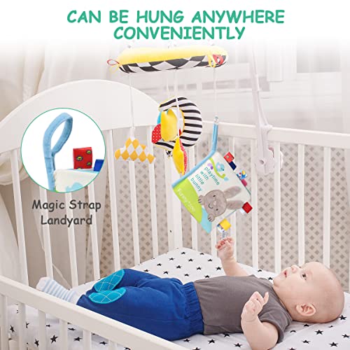 Vicloon Babybücher, Knisterbuch Baby ab 0 Monate Soft-Bilderbuch Stoffbücher Spielbuch für Babys Neugeborenes… – Bild 7