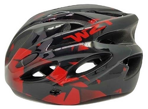 Capacete Tsw Raptor 2 Com Led Preto Vermelho Ciclismo Mtb Tam M