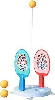 Table Tennis Training Kit | Table Tennis Practice Trainer with Balls | Interactive Sports Accessories for Exercise Indoor ...