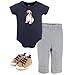 Hudson Baby Bodysuit, Pant and Shoe