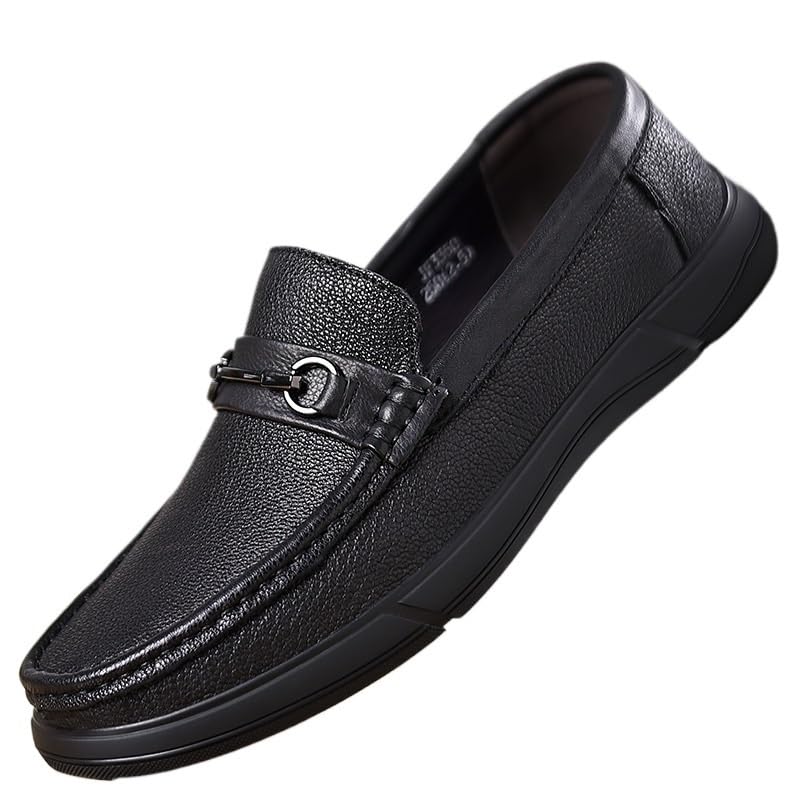 Men's Fashion Dress Shoes Slip-On Loafers Formal Business Casual Moccasins Driving Leather Shoes