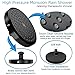 SparkPod Rain Shower Head and SparkPod Shower Arm Extension - Both in Black Matte