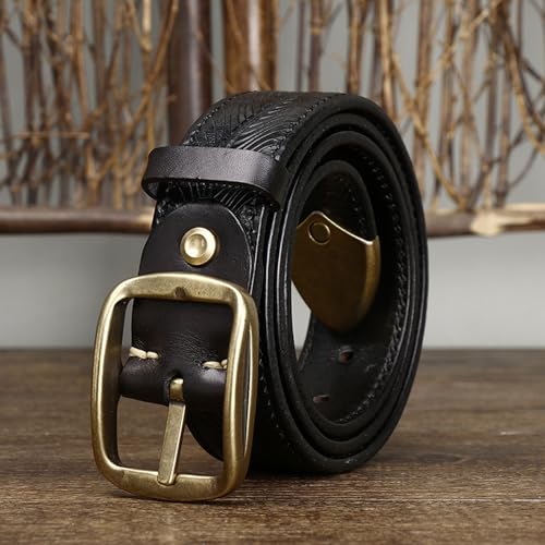 Ceinture double face en cuir véritable pour ne plus changer d'accessoire - 4