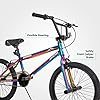 JOYSTAR Gemsbok 20 Inch Kids Bike Freestyle BMX Style for 7-13 Boys Girls Bikes 20 in Wheels Children Kids' Bicycles Dual Hand Brakes Steel Frame Oil Slick #2