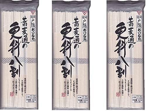 おびなた 八割そば 240g 3個