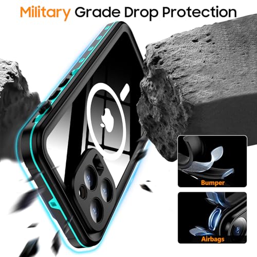 Coque antichoc iPhone 14 Pro étanche et magnétique - 4